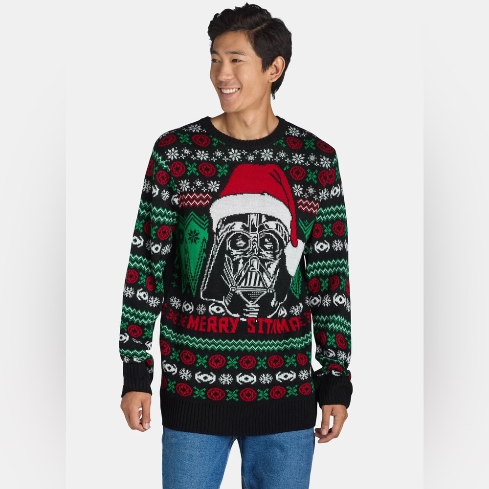 Star wars Ugly Holiday Christmas Sweater Size M